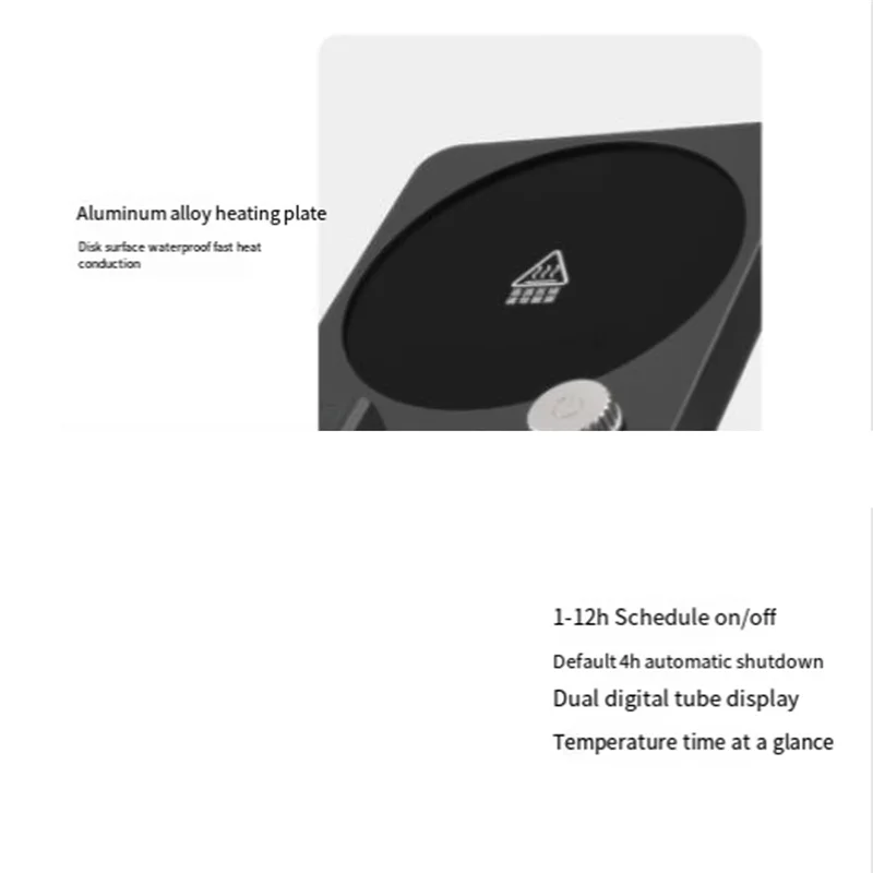 A76G-Офисный настольный подогреватель кофейных чашек, подогреватель кофейных чашек, умный подогреватель чашек, для подогрева кофе, вилка стандарта США