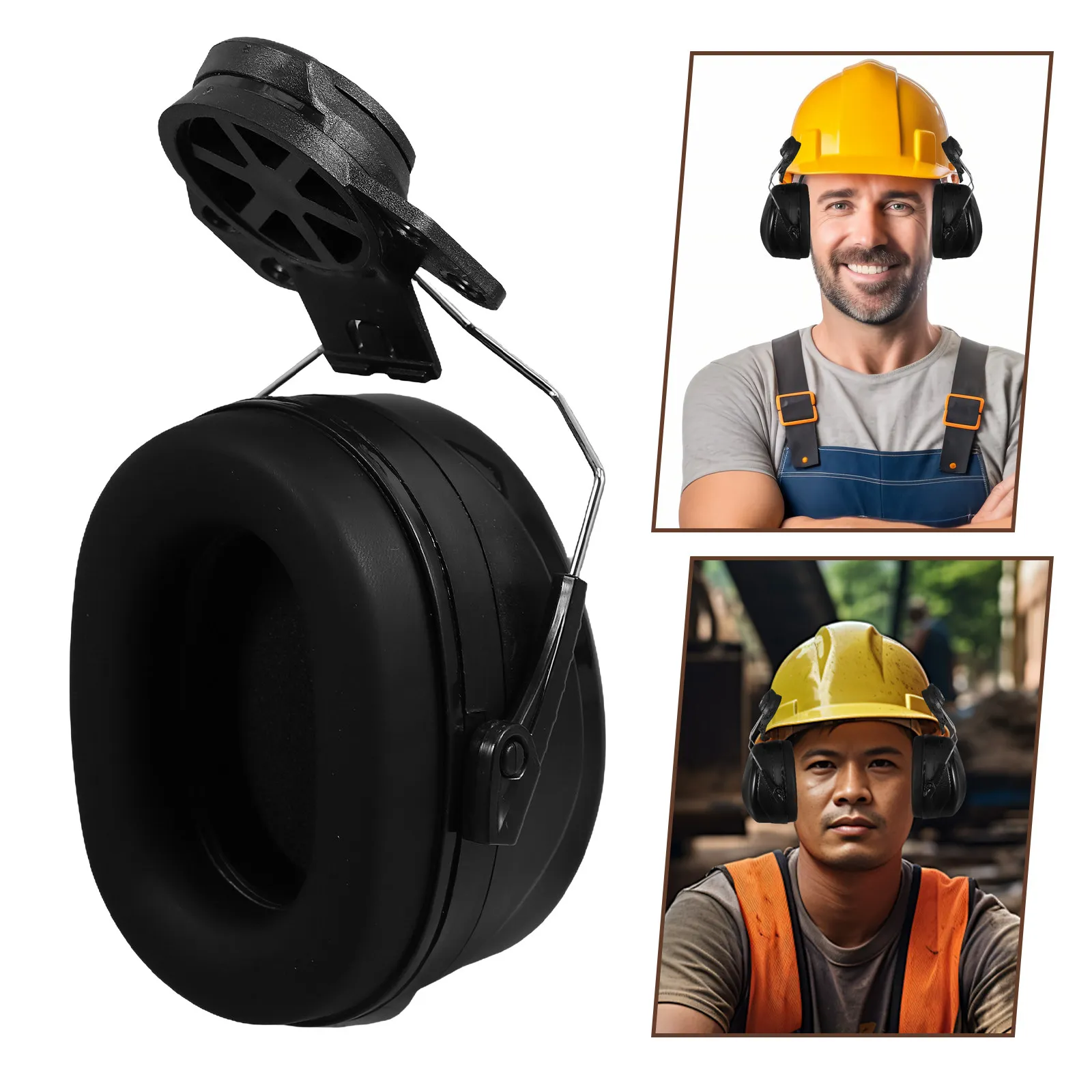 

Safety Ear Muffs for Hard Hat Workers Superior Sound Reduction Lightweight Design for Comfortable All Day Use in Noisy