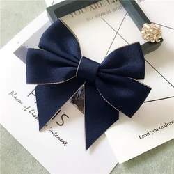 Hand-made Bow Tie Korean Women's Daily Shirts College Style Students Career Uniform Business Ribbon Bowtie Gifts High-quality