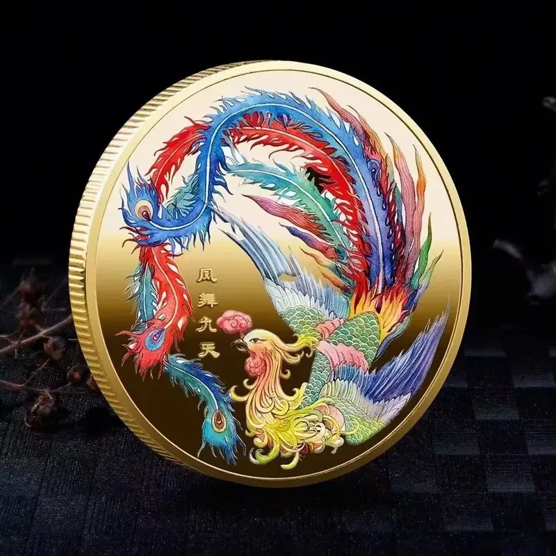 2024 Year of The Dragon Zodiac Chinese Gift Commemorative Medallion Gift Fortune Jiachen Dragon Collection Full Set of Ornaments