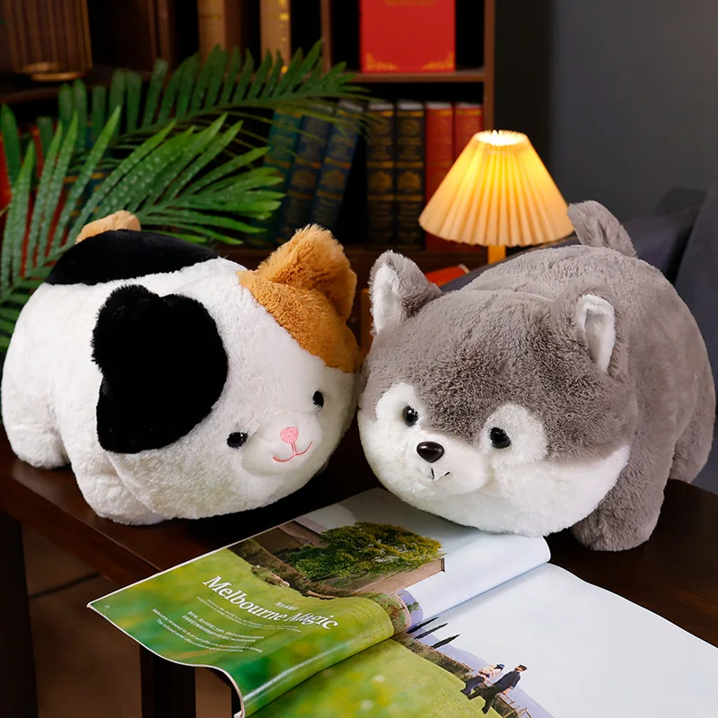 Cartoon 30/40Cm Knuffels Hond Panda Luiaard Varken Axolotl Pluche Poppen Zacht Speelgoed Gooi Kussen Baby Comfrot Verjaardagscadeau Decor