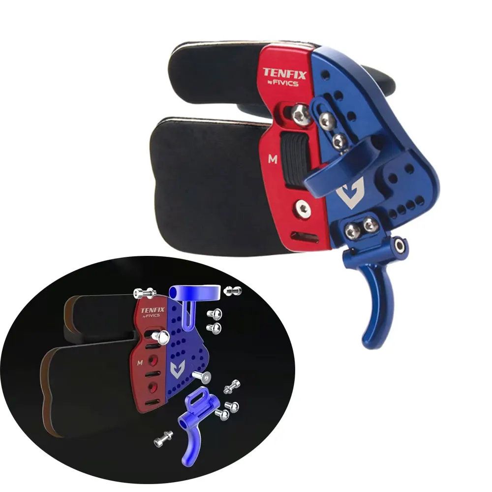 

Archery Leather Cordovan Finger Guard Protection Aluminum S/M/L Fingertab Compound/Recurve Bow Hunting Shooting Accessories