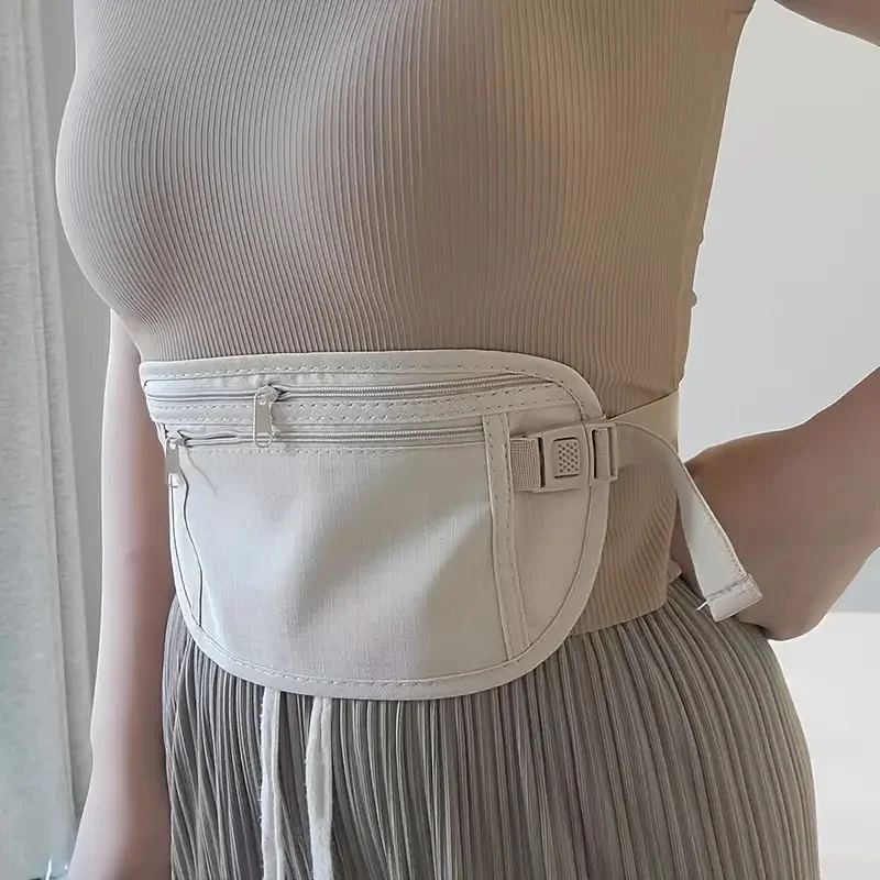 Ultra-Thin Running Waist Pack, Anti-Theft Sports Belt with Hidden Pocket for Phone & Passport image 2