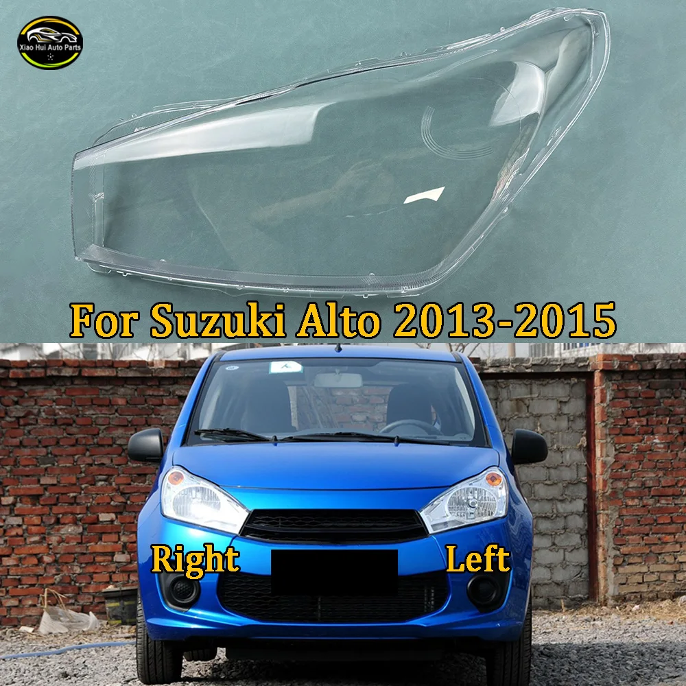 

For Suzuki Alto 2013 2014 2015 Front Headlight Cover Transparent Mask Headlamp Lamp Shell Plexiglass Replace Original Lampshade