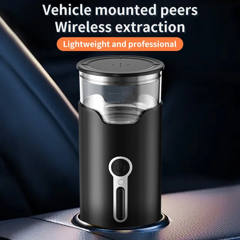 2024 New Small Portable Coffee Maker Electric Capsule Coffee Brewer Portable Coffee Machine Fit Coffee Powder and Coffee Capsule