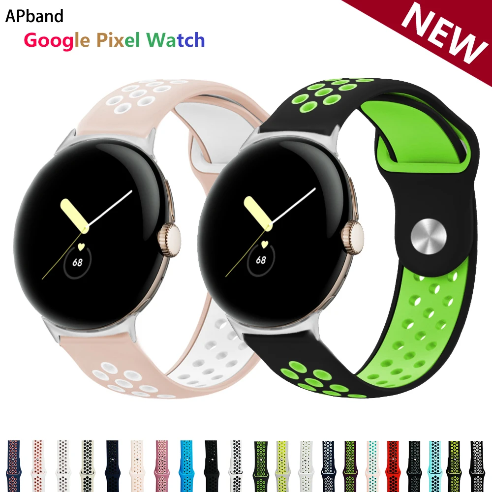 Silicone Strap For Google Pixel Watch band Active bracelet Replacement band Wrist Watchband Accessories