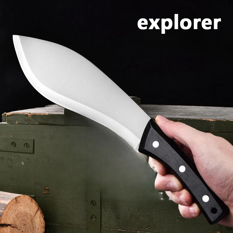 new Outdoor survival portable knife, sharp and high-hardness tactical self-defense knife, camping portable small straight knife