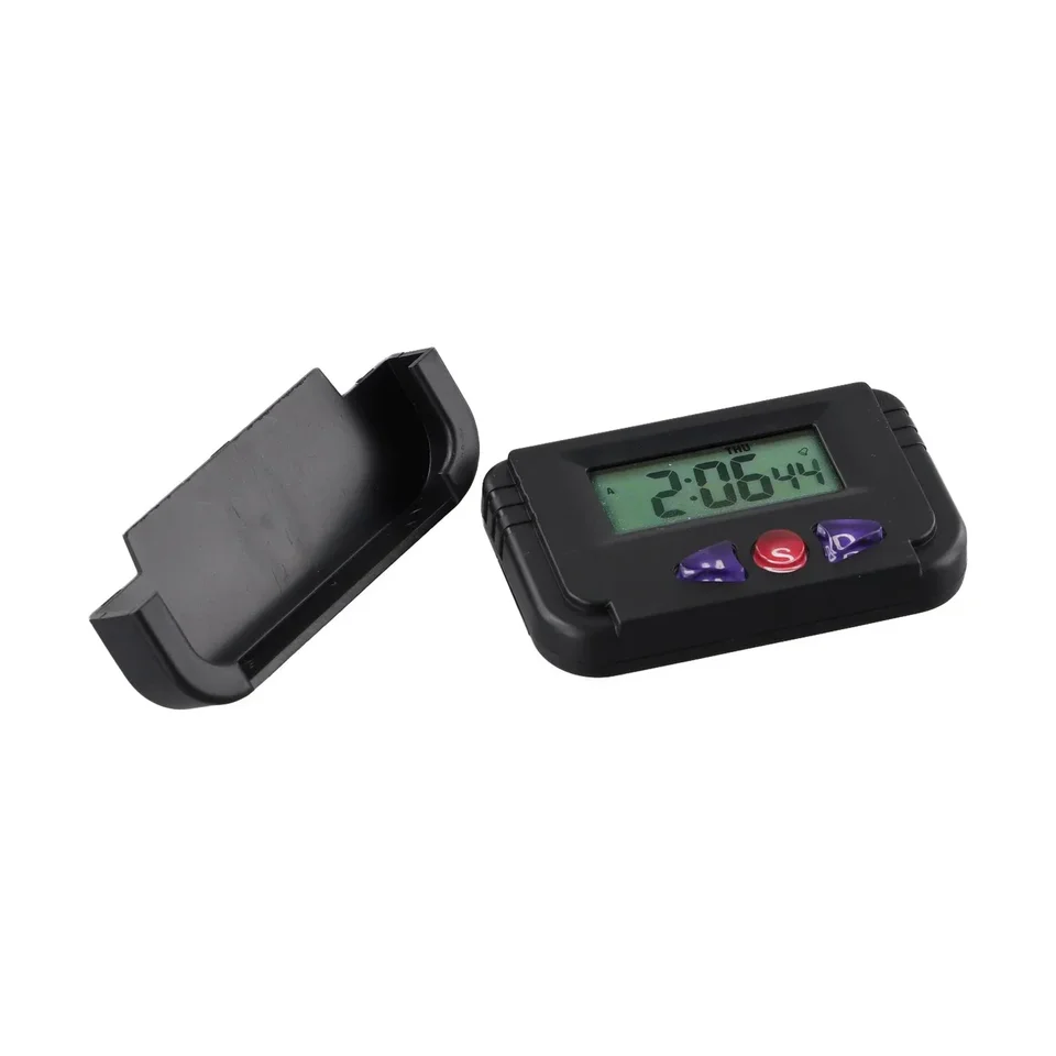 Orologio Digitale LED Da Tavolo Con Temperatura E Umidità – 12/24H, Portatile, Sottile, Per Auto, Casa O Ufficio