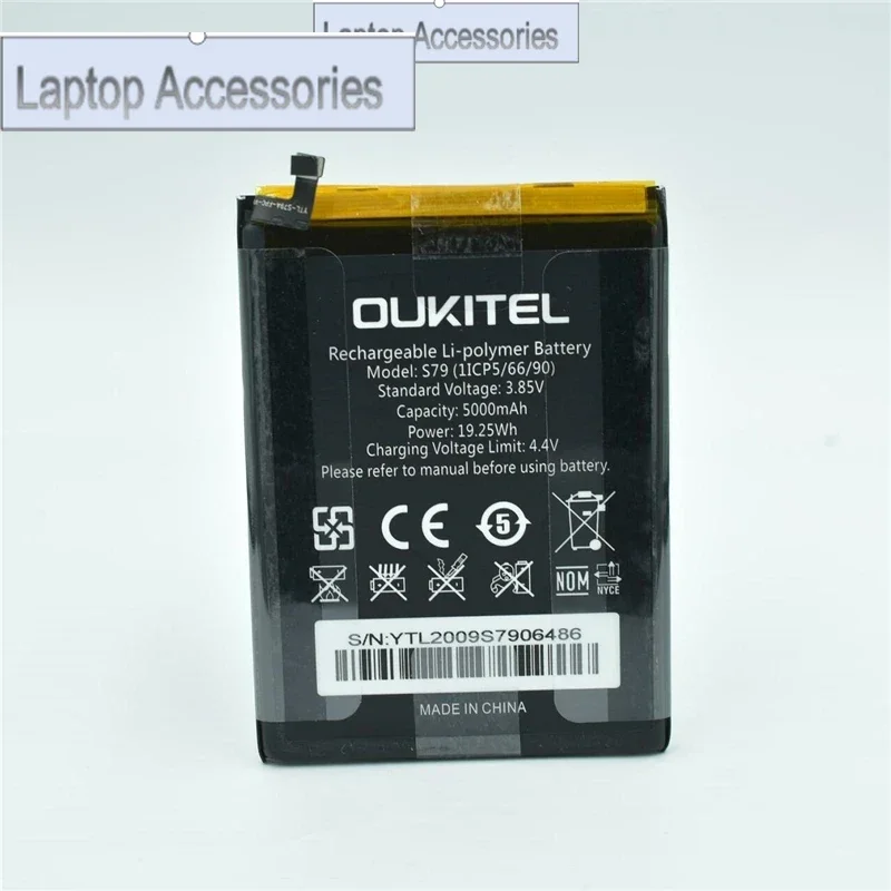 F HJ  In Stock for OUKITEL WP8 pro battery 5000mAh new production Date High capacity Long standby time for OUKITEL S79 battery