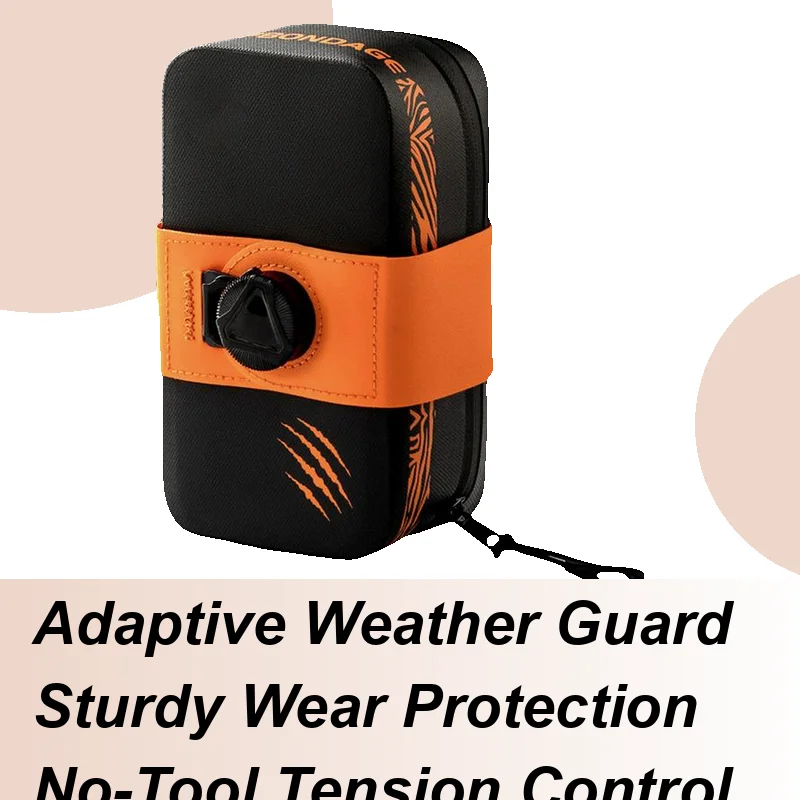 

Велосипедная седельная сумка Велосипедная сумка под сиденьем Портативный водонепроницаемый органайзер для хранения Легкое крепление Аксессуары для верховой езды