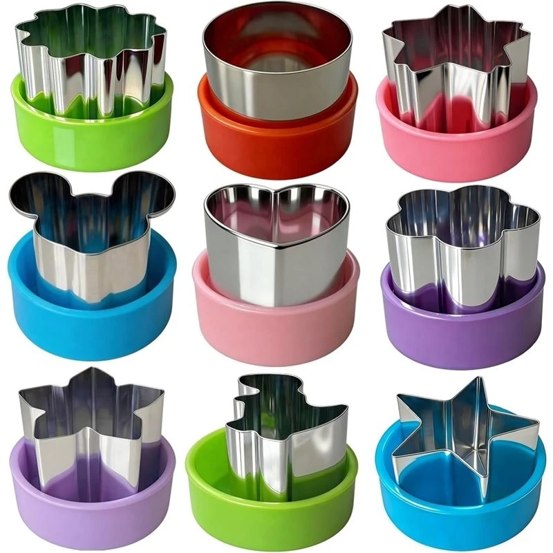 Cost Effective 9PCS Mini Fruit Vegetable Cookie Cutters Set For Kids Tiny