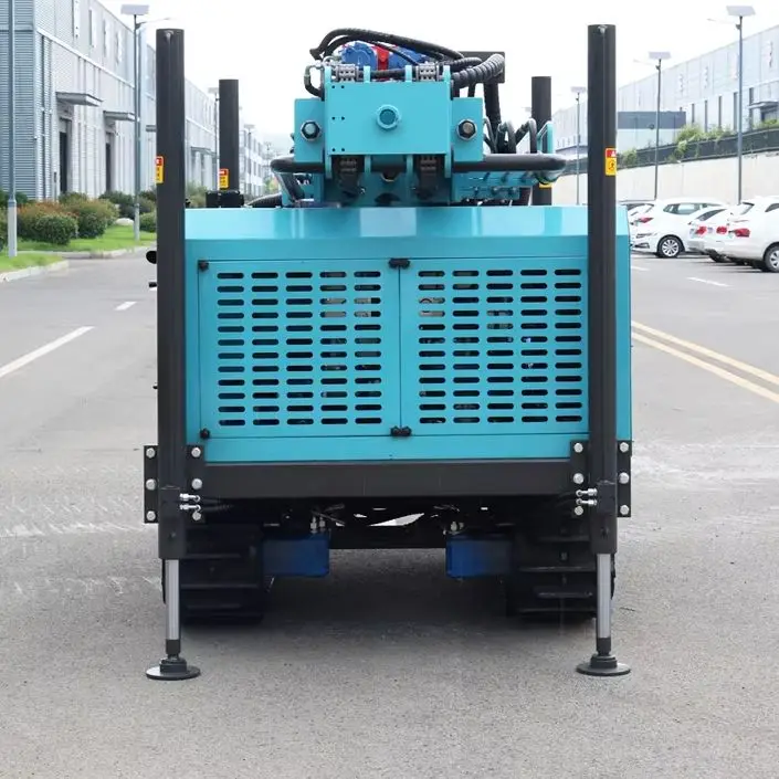 Customized Portable Rotary DTH Drill 300M Wheel Hydraulic Quick Best Selling Water System Water Well Drilling Rig Machine