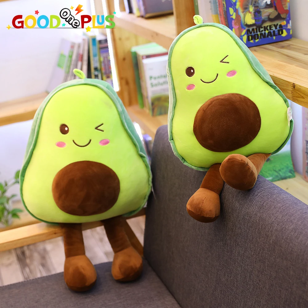 

30/45/60Cm Cute Avocado Plush Toy Stuffed Fruit Cushion Kawaii Cartoon Plant Doll Filled Soft Plush Pillow Child Birthday Gift