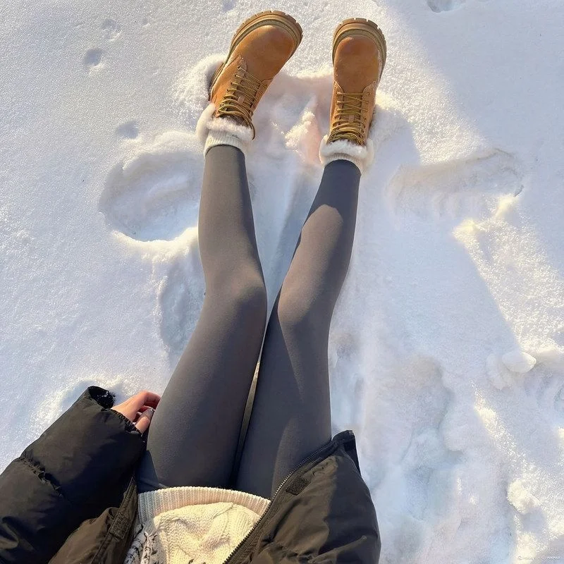 

Женские брюки для йоги на подкладке Fce, узкие леггинсы, осень-зима, утягивающие брюки с подтяжкой ягодиц, базовый слой