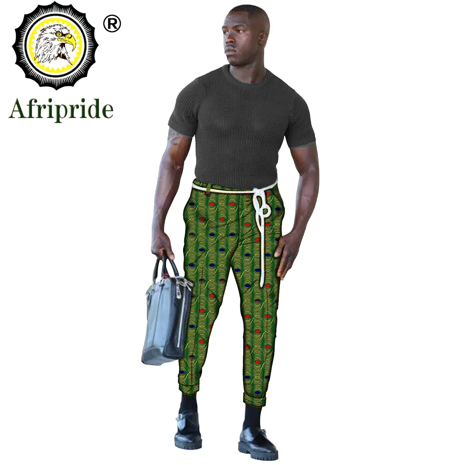 Mannen Broek Afrikaanse Dashiki Gedrukt Broek Afrikaanse Mode Dragen Bazin Riche Plus Size Kleding Slim Fit S2011004