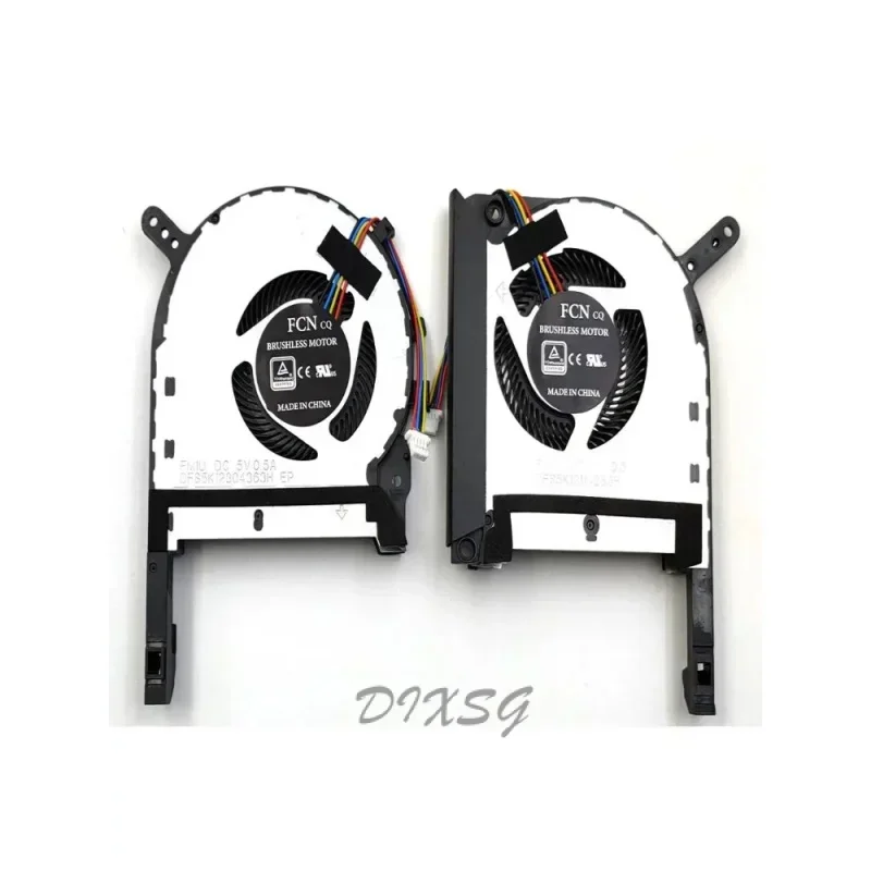 New For Asus TUF Gaming FX505 FX505GE FX505GM FX705 FX705GE FX705GE-WH74 FX705GM FX705GM-NH74 CPU & GPU Cooling Fan