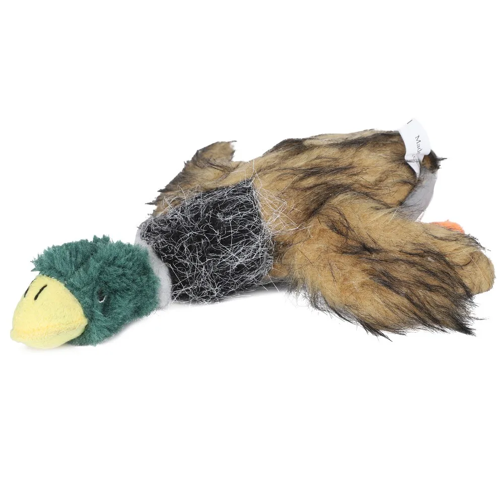 Soft Fabric Pet Toy Duck Shaped Lightweight Dog Squeaky Built In Bb Squeaker Stuffed Pet Interactive Toy Pet Chew Exercise