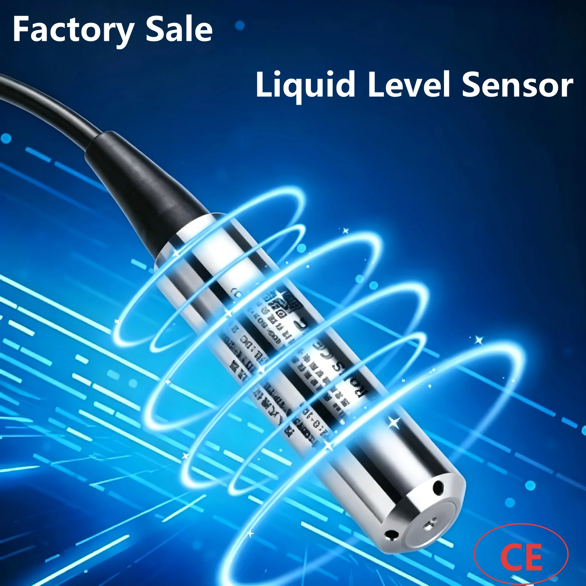 

0-1m 5m 10m to 4-20mA liquid Level Sensor for bulk order 0-10V Liquid Pressure Transmitter IP68 15m 20m to 0-3.3V RS485