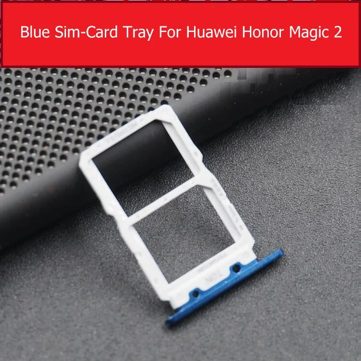 Sim Card Tray Adapters For Huawei Honor Magic 2 TNY-TL00 Sim Card Reader Slot Socket Holder Replacement Repair Parts