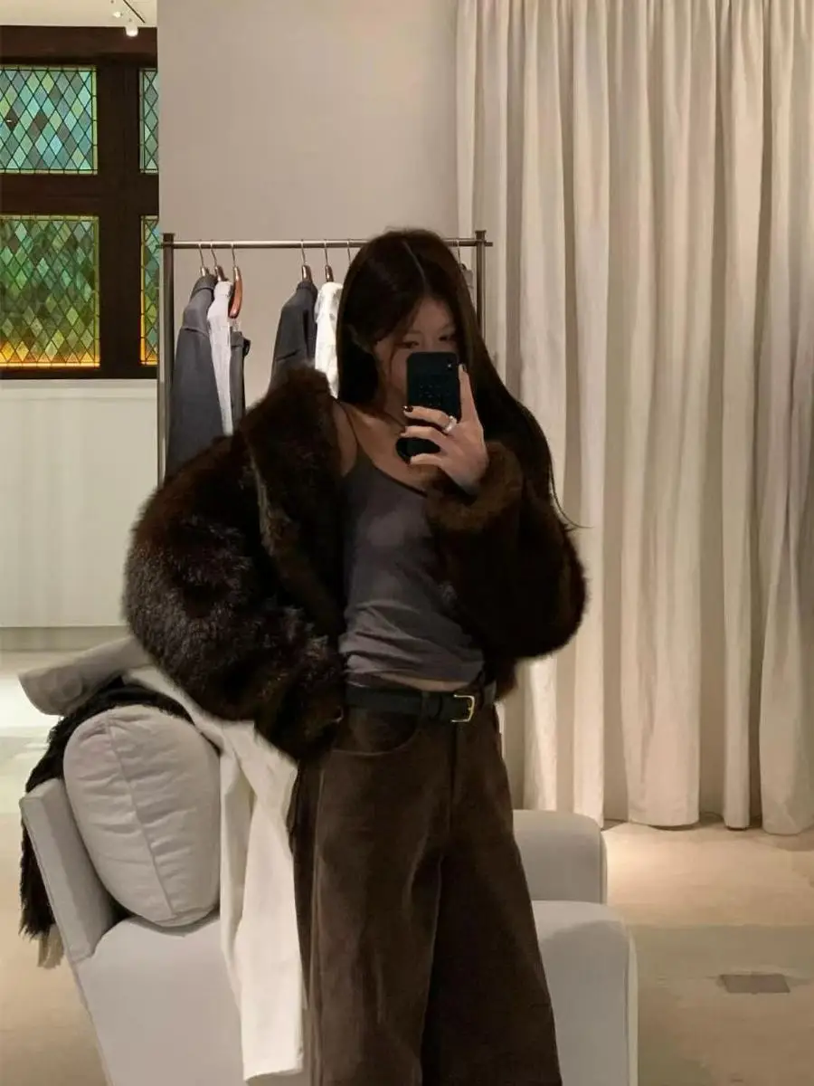 

Женские вельветовые брюки с высокой талией, широкими штанинами, свободного кроя, винтажные, прямые, длинные, для повседневной носки