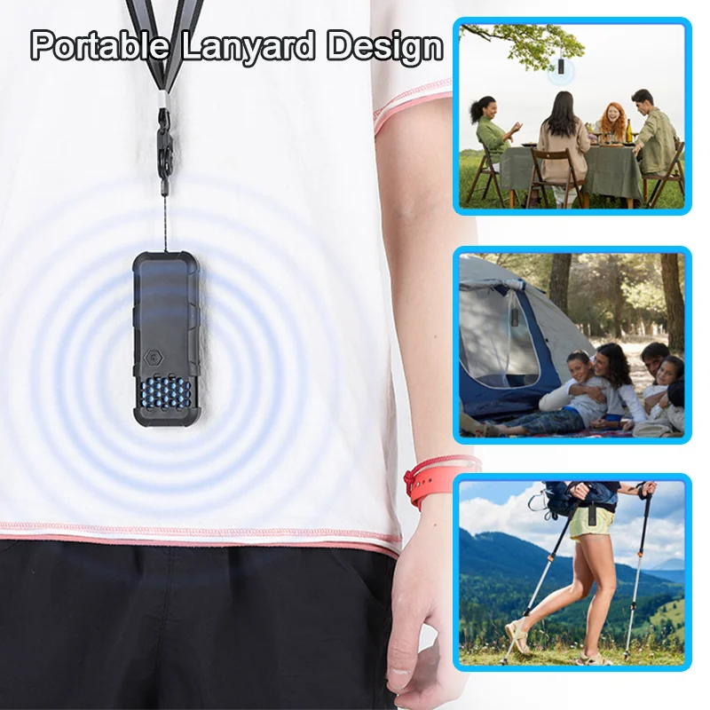 Rechargeable Mosquito Repellent Outdoor Portable Insect Killer Camping Heating Electric Bug Zapper Hiking Emergency Flashlight