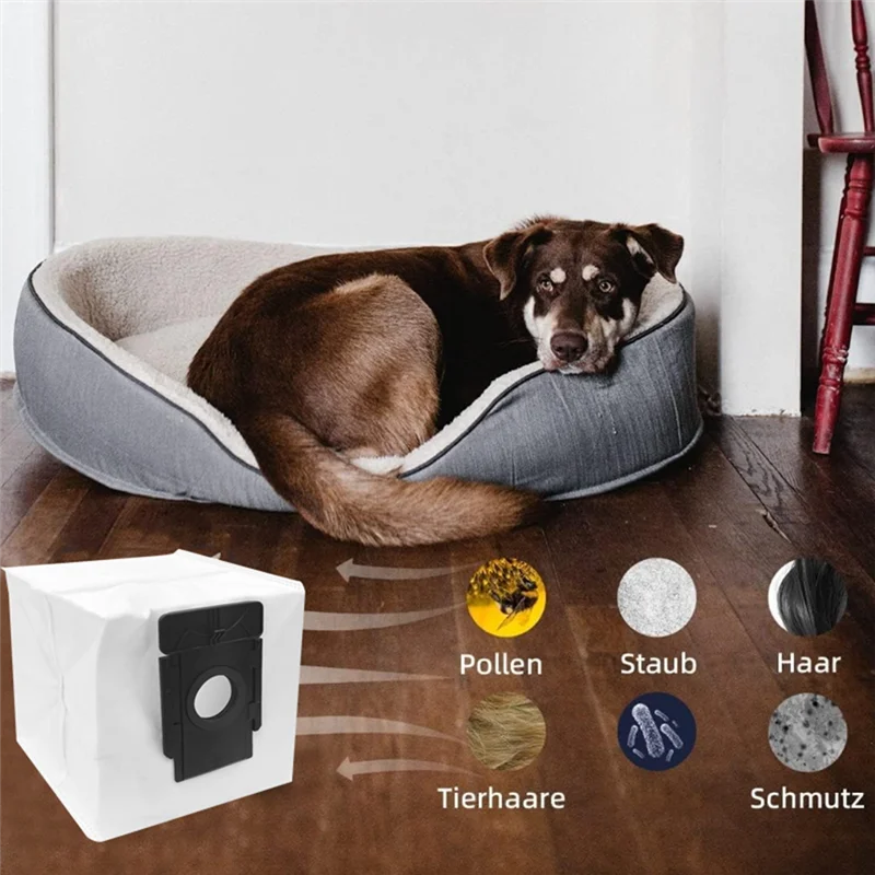 كيس غبار لـ 360 S8 Plus/ TP-Link Tapo RV30 Plus / Tapo RV10 Plus / Verefa L11 Pro أجزاء المكنسة الكهربائية الروبوتية-CLIM