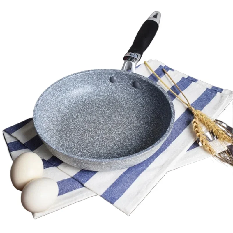 Frying Pan 20cm 26cm 28cm Non-stick Skillet Cauldron Induction Cooker Wok Pan Bread Pizza Egg Pan Gas Stove Pancake