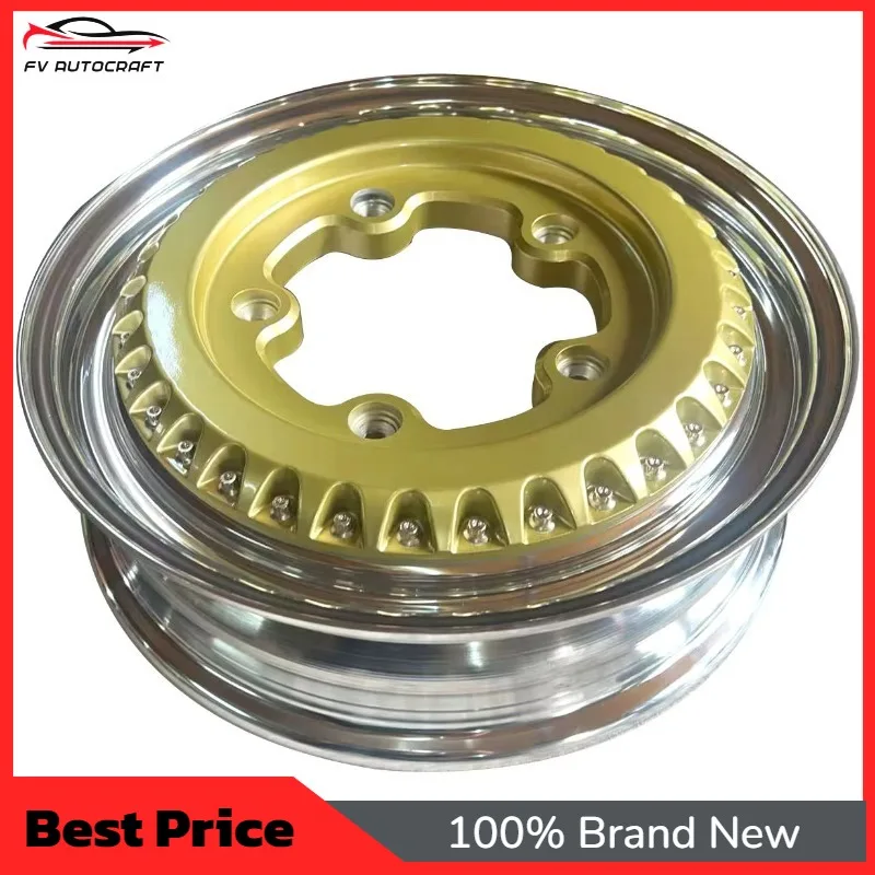 【2026】Limebug WHEEL 17X4.5 ET+38 17X6.0 ET+6 5X205 Wide 5 Wheel Golden Grey High Polished Center 3 Piece Wheel