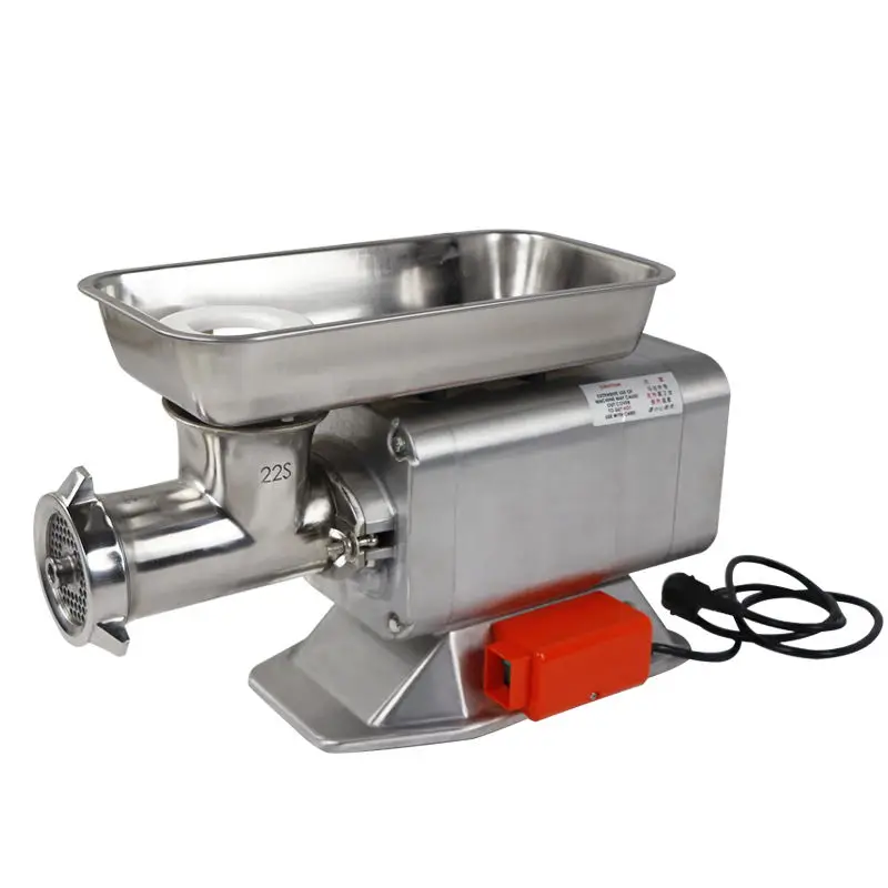 2026-22 Manual Stainless Steel Meat Grinder Commercial Electric Home Use Sausage Stuffer Mincer  220V 380V 650w 850w 1000w 1500w