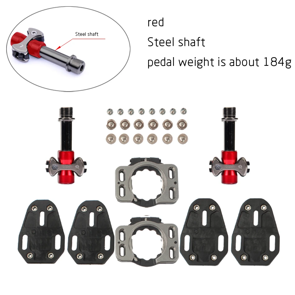 MEROCA Rennrad Klickpedale Titanlegierung SpeedPlay Auto-Lock System Lollipop Design Fahrradpedale für Rennräder – Detail 4