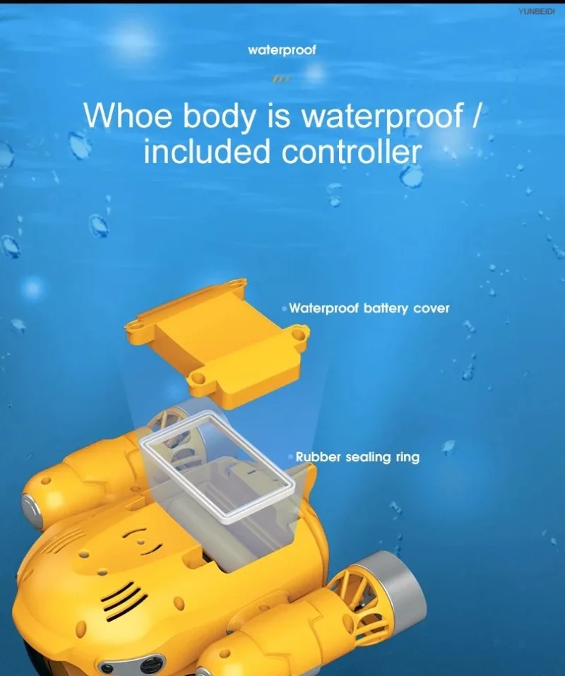 Remote-controlled Electric Boat 2.4G_Hz Waterproof Spray Light RC Electric Steam Boat Toy for Boys and Girls Kids Festival Gifts