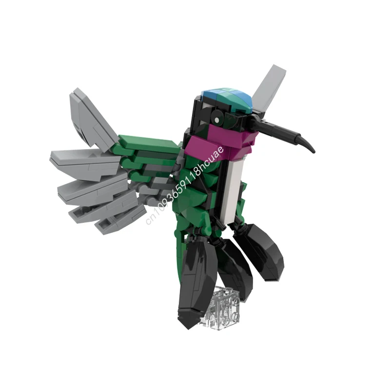 213 pçs moc beija-flor sem nan modelo blocos de construção arquitetura modular diy crianças aniversário montar ideia brinquedos presentes natal