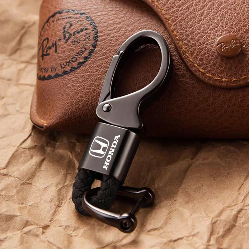 Ремешок для ключей из цинкового сплава, автомобильный брелок, аксессуары для Honda Civic Fit Jazz Accord Pilot CRV Odyssey Passport City Shuttle HRV Ремешок для ключей из цинкового сплава, автомобильный брелок, аксессуары для Honda Civic Fit Jazz Accord Pilot CRV Odyssey Passport City Shuttle HRV