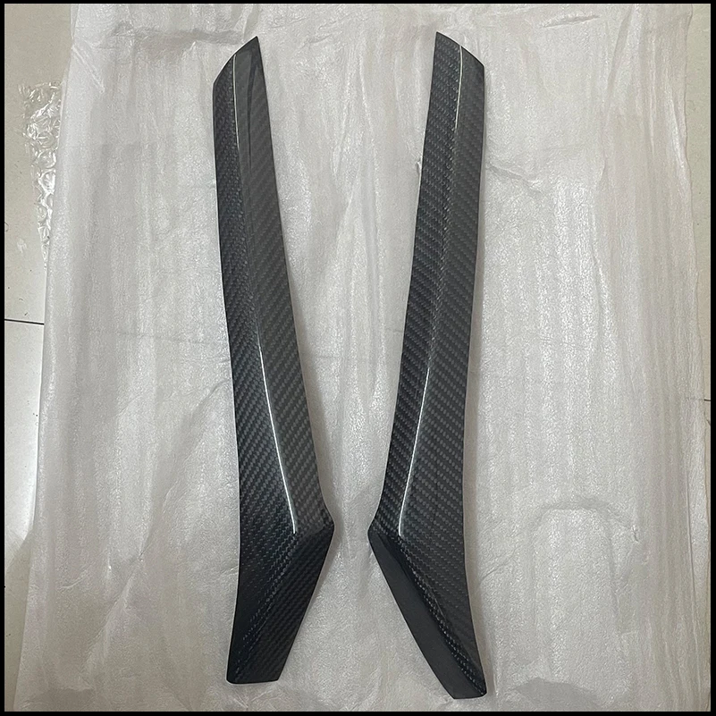 

Car styling For Honda Jazz Fit GK5 2014-2018 Carbon Fiber Headlight Eyelid Eyebrow Decorative Strip Cover Trim Auto Accessories