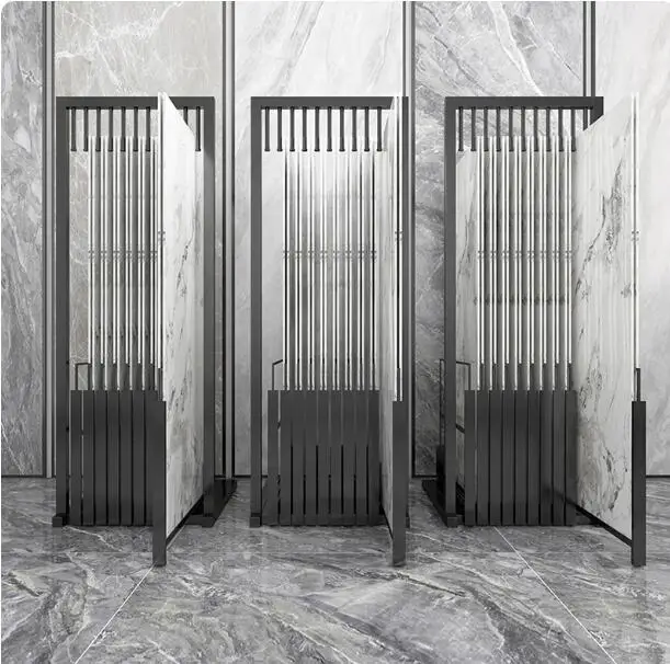 

Выдвижная витрина для плитки, каменные плиты, выдвижная стойка, стойка для напольной плитки, напольная керамическая витрина