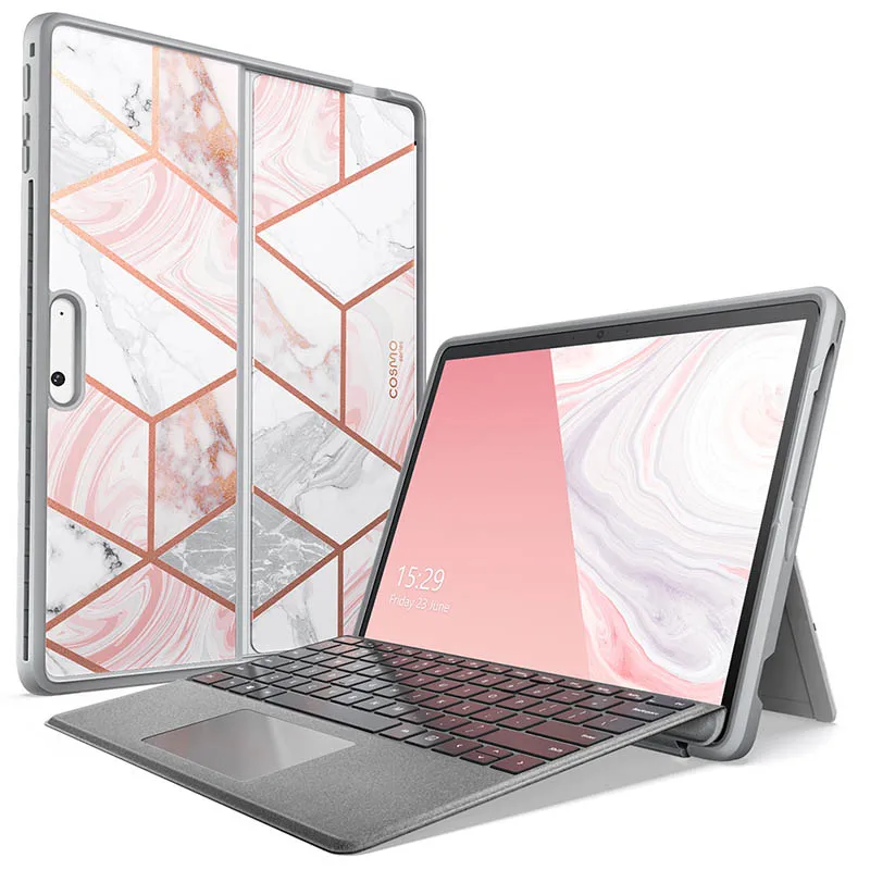 Per Microsoft Surface Pro 11 /Pro 10 /Pro 9 Case I-BLASON Cosmo Slim Custodia protettiva elegante compatibile con tastiera con tipo di copertura