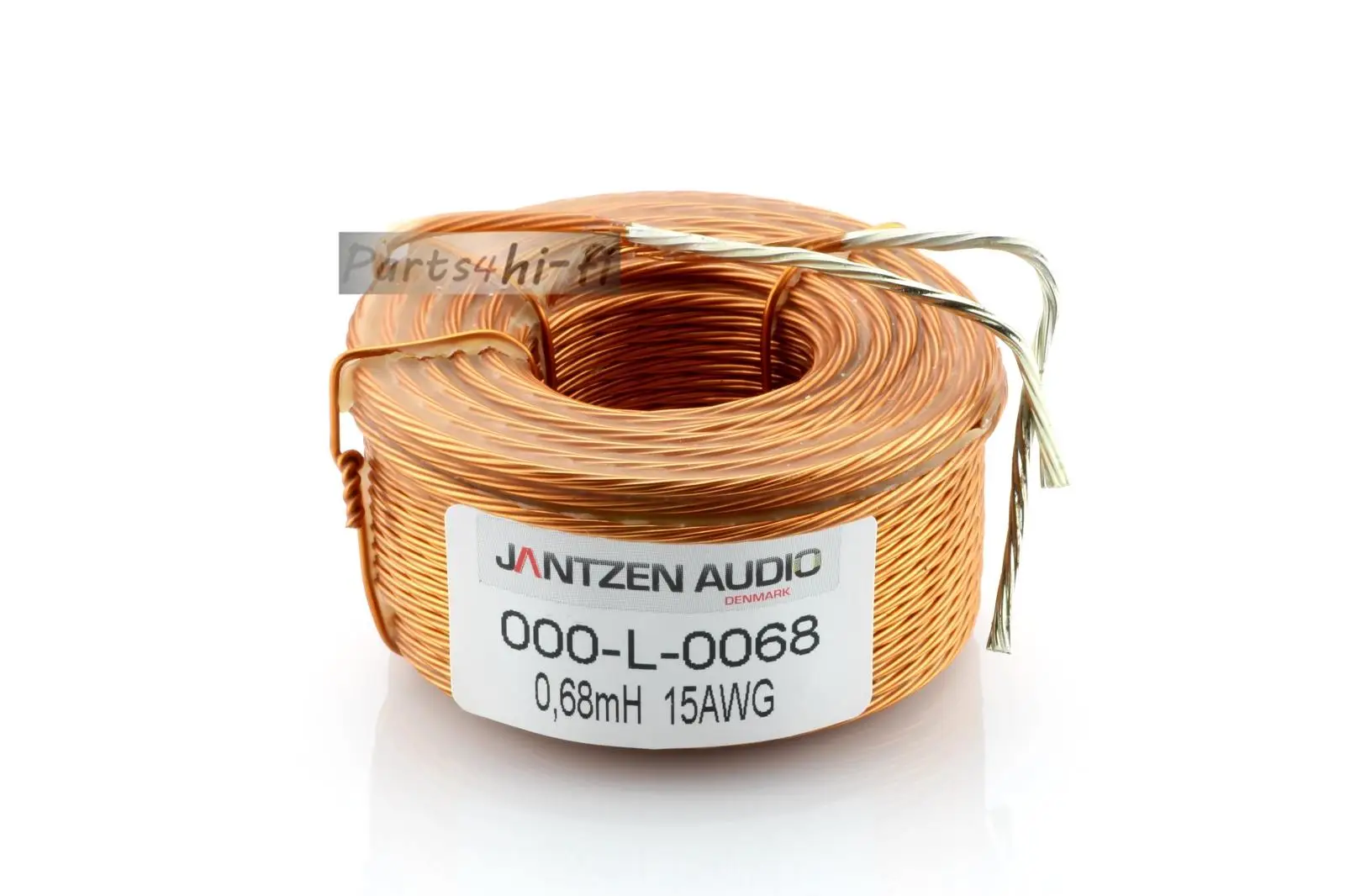 2pcs/lot Danish Jantzen audio wax Litz wire 7-strand core oxygen free copper speaker divider inductor coil 15AWG free shipping