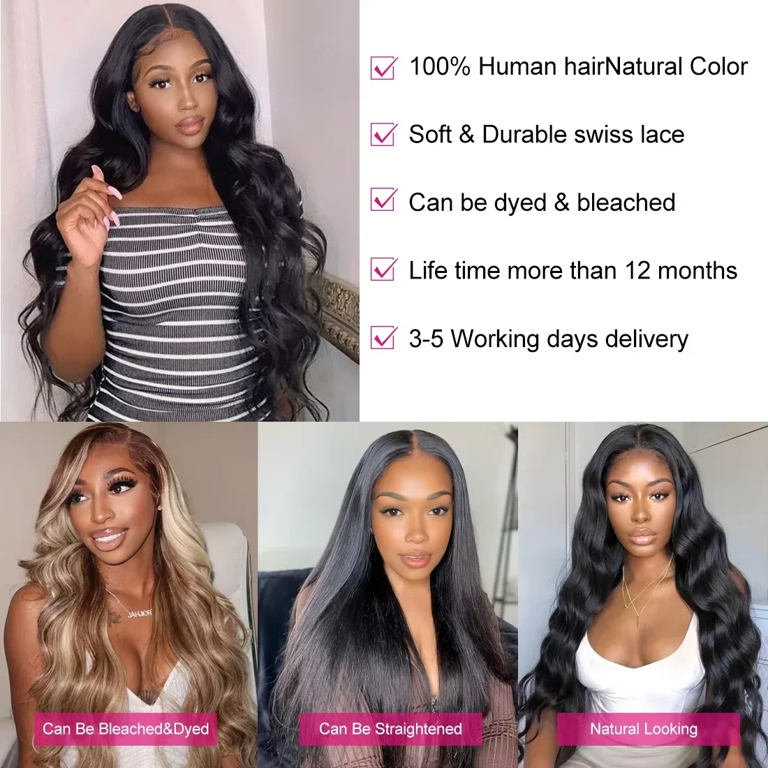 Body Wave Human Hair Bundels 28 30 32 Inch Bundels 100% Human Hair Extensions Voor Vrouwen Braziliaanse Weave Bundels Snelle Verzending