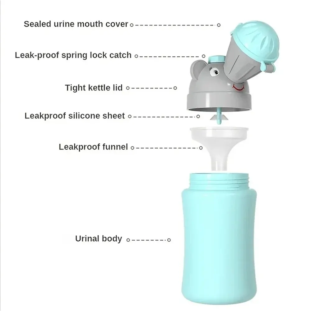 Portable Baby Hygiene Toilet Urinal Boys Girls Pot Outdoor Car Travel Anti-leakage Potty Kids Convenient Toilet Portable Potty