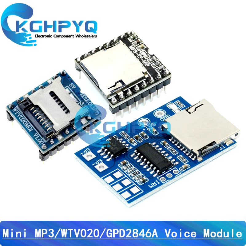 gpd2846a-Мини-модуль-mp3-плеера-tf-карта-mp3-декодера-Звуковой-модуль-Аудио-голосовой-модуль-для-arduino-gm-Источник-питания