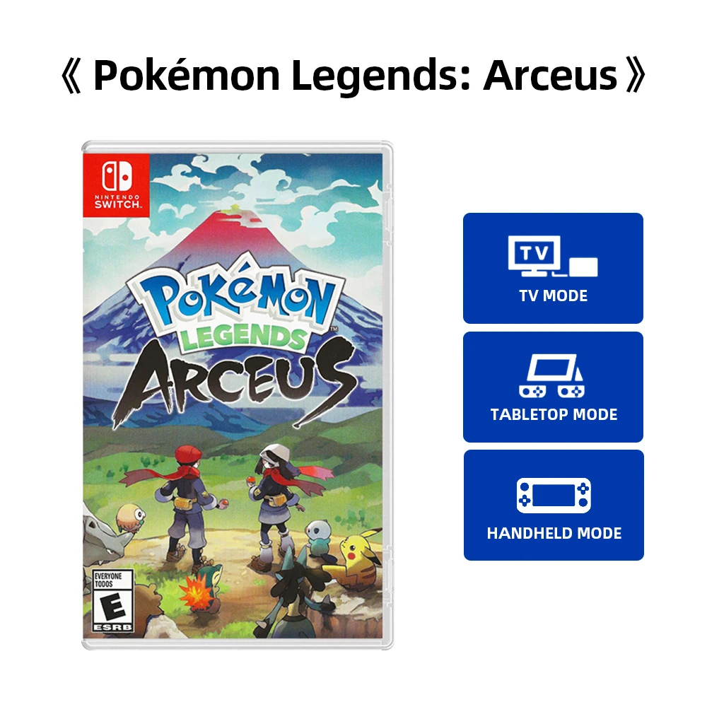 Nintendo Switch Game Deals Platformer Pokemon Legends Arceus Support 13 Languages TV Tabletop Handheld