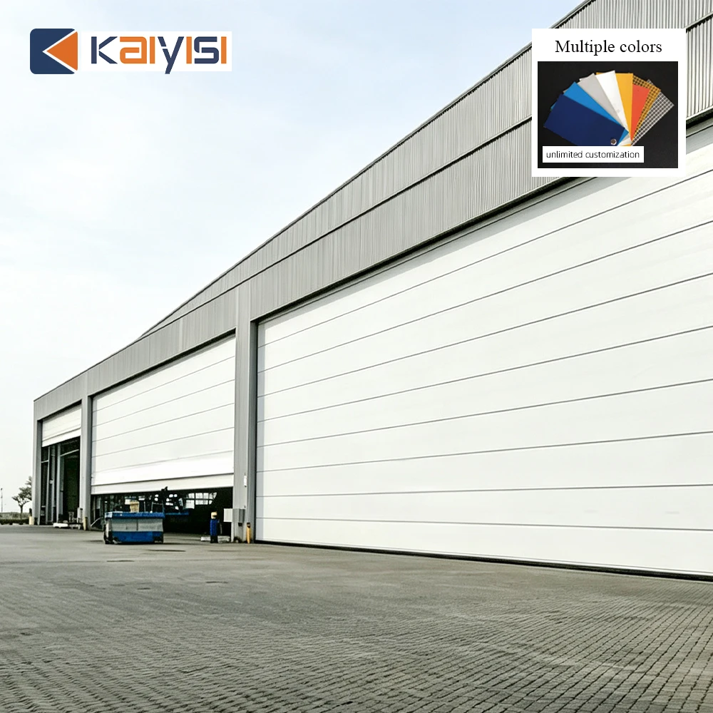 Stainless Steel Windproof High Speed Stacking Door For Industrial Warehouse