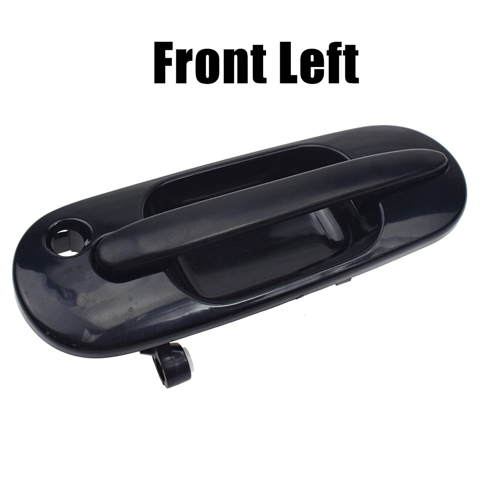 Compatible Black Plastic External Handles for Honda Vehicle Years Nineteen Ninety Seven Through Two Thousand One