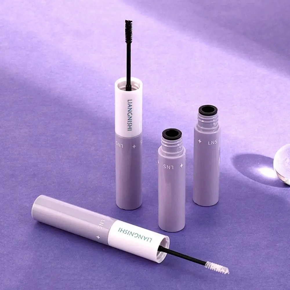 Zijdevezelborstel Wimperlijm Mascara Lash Lift Vormgeven Pluizige Wimperverlenging 2-in-1 Verlenging Wimpers Krultang Vrouwen