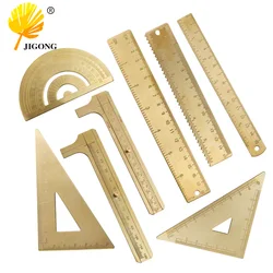 Measure Measurement Tool Pocket 0-180mm Mini Solid Brass Sliding Gauge Double Scale Vernier Caliper Portable Tool