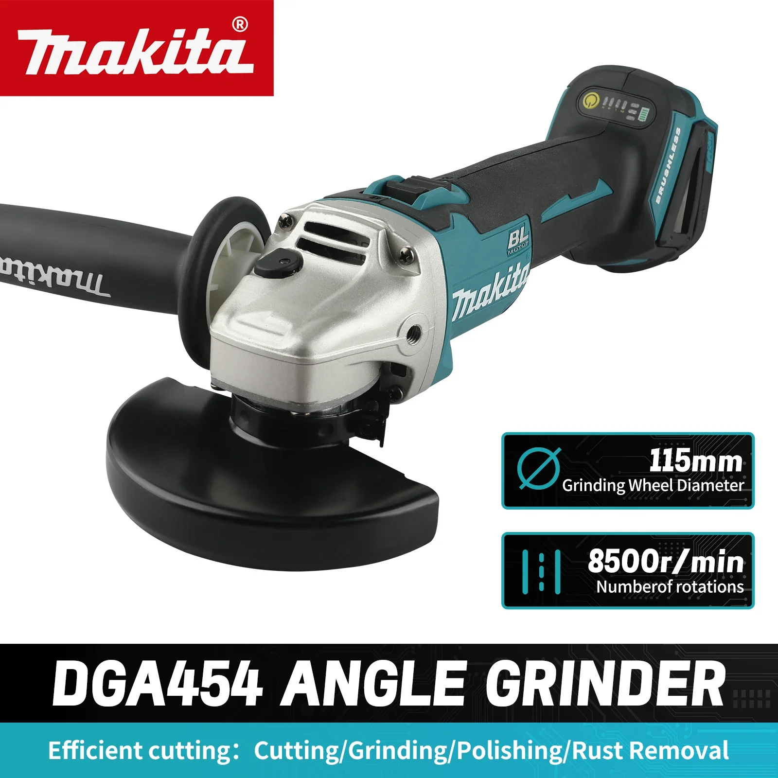 for-makita-dga454-multifunctional-electric-grinder-rust-removal-surface-finishing-weld-polishing-home-renovation-power-tools