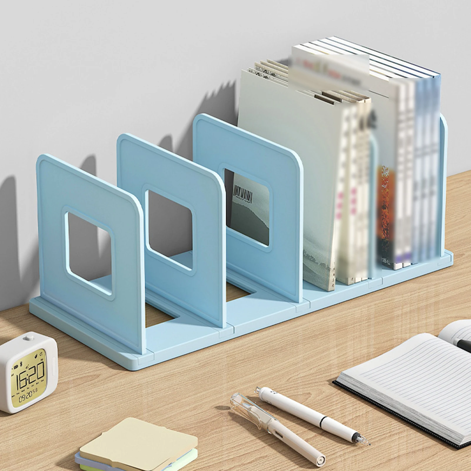 Bookshelf Document Holder Long Service Life Book Stand for Living Room Bedroom Bathroom