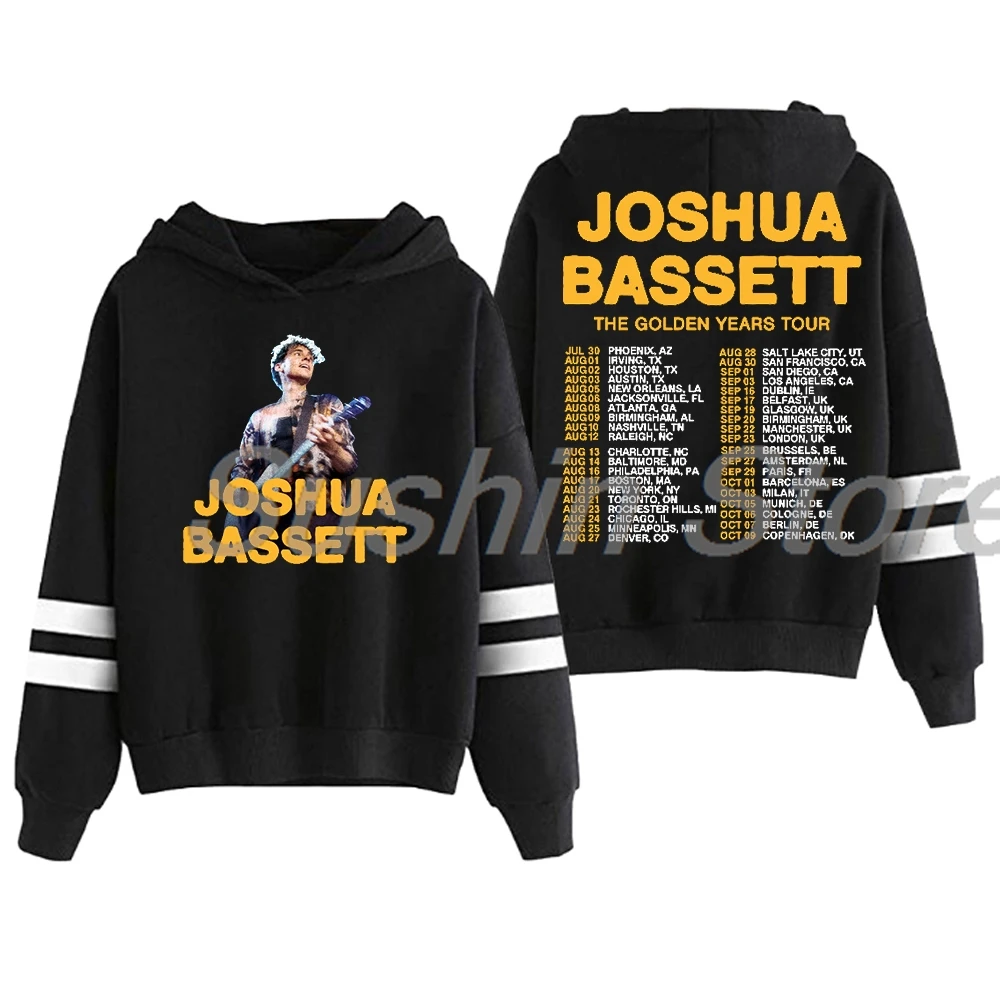 Joshua Bassett The Golden Years Tour Hoodie Pocketless Parallel Bars Sleeve Streetwear Women Men Sweatshirt Fashion Clothes