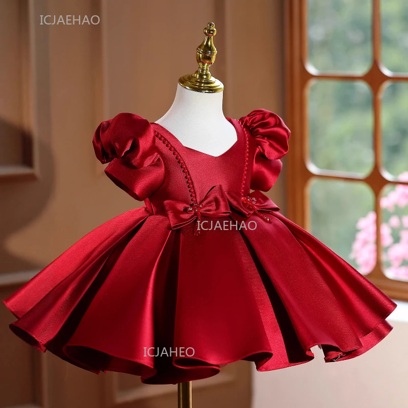 Evening Formal Dresses Performance Princess Gown Birthday Party New Years EidsGirls Dress Host Pageant Show Piano Recital