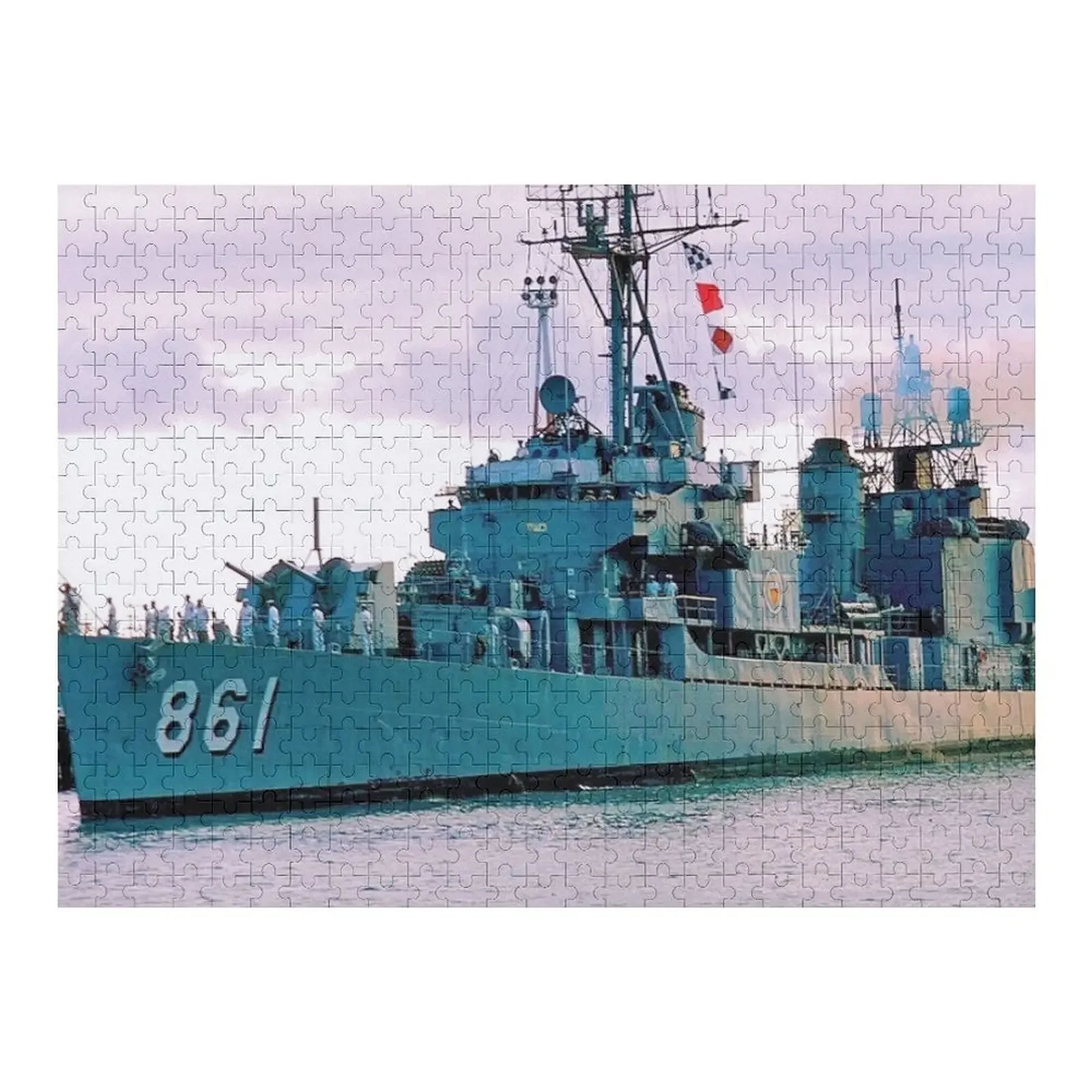

USS HARWOOD (DD-861) SHIP'S STORE Jigsaw Puzzle Personalized Photo Gift For Children Puzzle